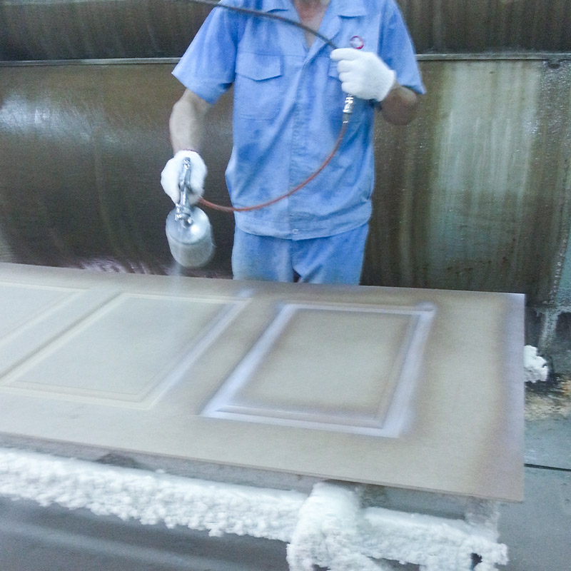 LM505A PVC Vacuum Press Perekat untuk Pintu Kayu