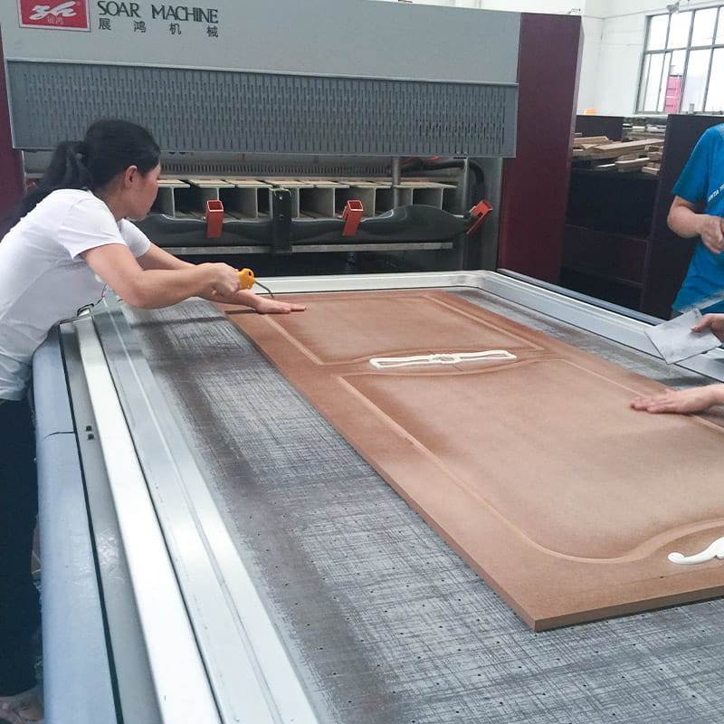 LM501 PVC Vakum Perekat Thermoforming untuk Pintu Kayu