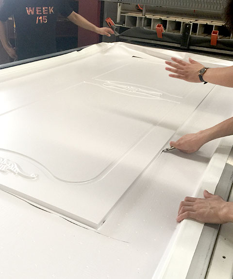 Lem hisap plastik untuk pintu kayu dan pintu geser